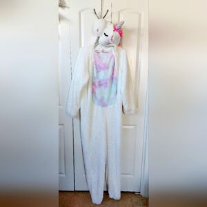 Rainbow Unicorn Costume Adult Small Halloween Teacher Sports‎